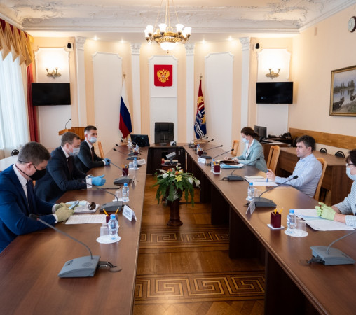 Встреча главы Росстата с губернатором Ивановской области